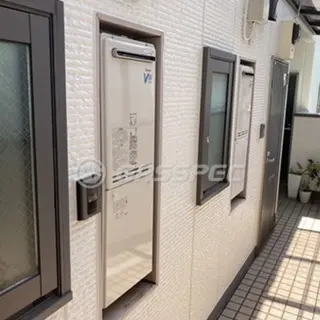 施工後の給湯器（リンナイ RUK-V1610W-E）
