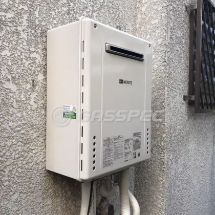施工後の給湯器（ノーリツ GT-2060SAWX-2 BL）