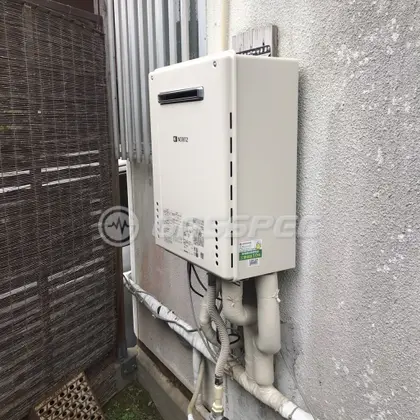 施工後の給湯器（ノーリツ GT-1660SAWX-2 BL）