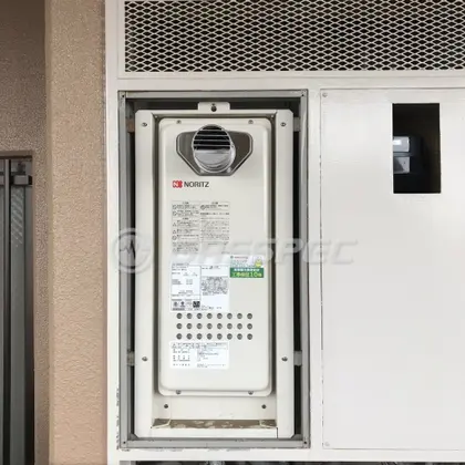 施工後の給湯器（ノーリツ GQ-1628AWX-T-DX BL）