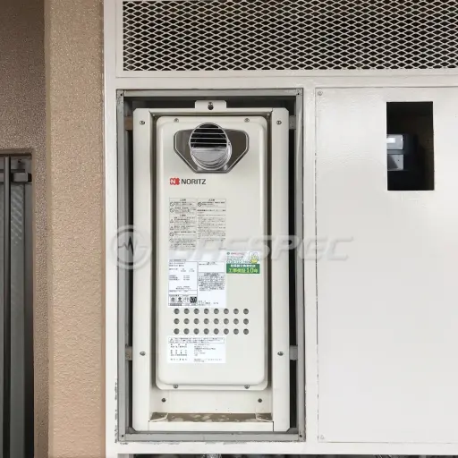 交換後の給湯器（ノーリツ GQ-1628AWX-T-DX BL）