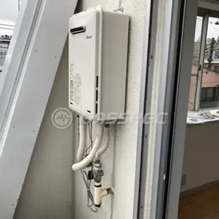 施工後の給湯器（リンナイ RUX-A1615W-E）
