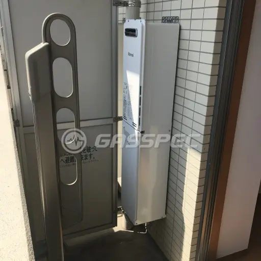 交換後の給湯器（リンナイ RUX-SA1616W-E）