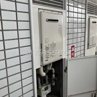 施工後の給湯器（リンナイ RUX-A1616W-E）
