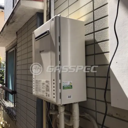 施工後の給湯器（ノーリツ GT-2060SAWX-2 BL）