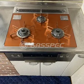 施工後のビルトインガスコンロ（ノーリツ N3S12PWASPSTES）