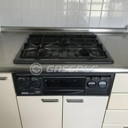 施工前のビルトインガスコンロ（RSK-30J3S）