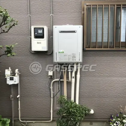施工後の給湯器（ノーリツ GT-C2462SAWX-2 BL）