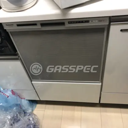 施工後のビルトイン食洗機（パナソニック NP-45RS7S）