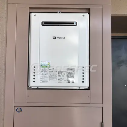 施工後の給湯器（ノーリツ GT-2460SAWX-2 BL）