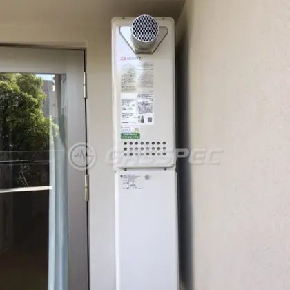 施工後の給湯器（ノーリツ GT-2053SAWX-T-4 BL）