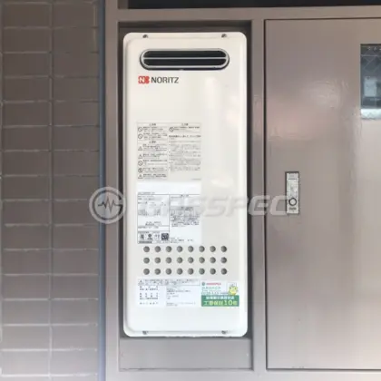 施工後の給湯器（ノーリツ GQ-1628AWX-DX BL）