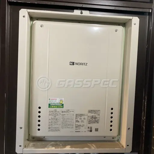 交換後の給湯器（ノーリツ GT-2460SAWX-H-2 BL）