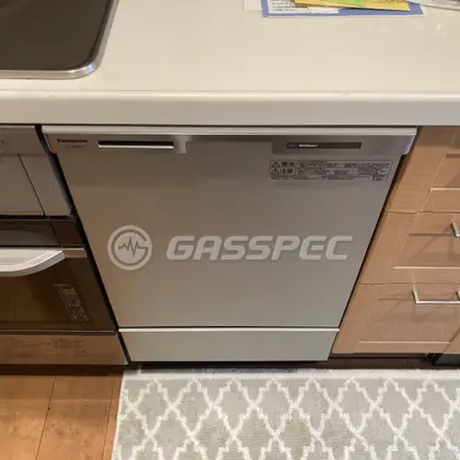 施工後のビルトイン食洗機（パナソニック NP-45MC6T）
