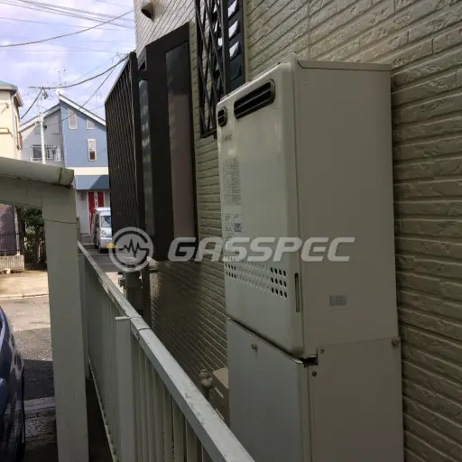 交換前の給湯器（ノーリツ GT-2027SAWX）