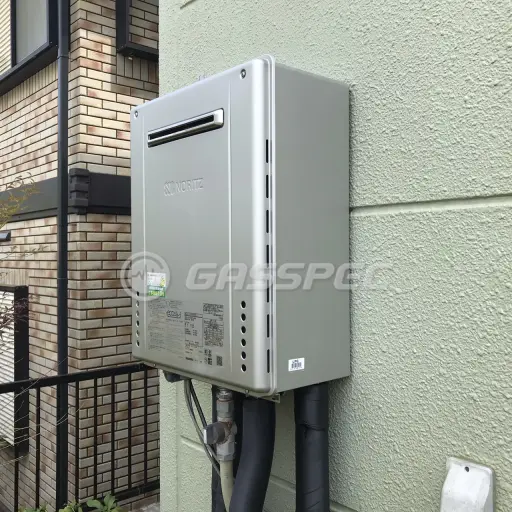 交換後の給湯器（ノーリツ GT-C2462SAWX-2 BL）