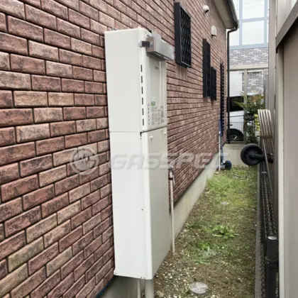 施工後の給湯器（ノーリツ GT-2460SAWX-2 BL）