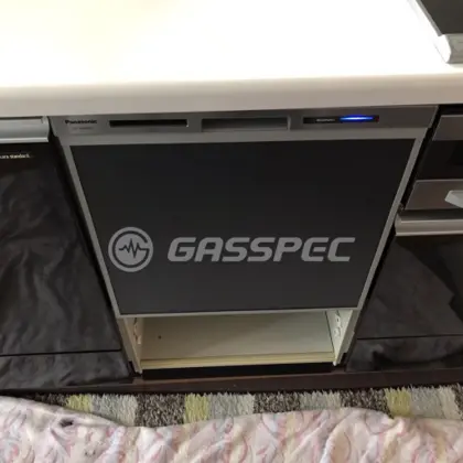 施工後のビルトイン食洗機（パナソニック NP-45MS9S）