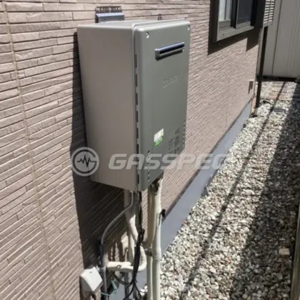 施工後の給湯器（ノーリツ GT-C2462SAWX-2 BL）