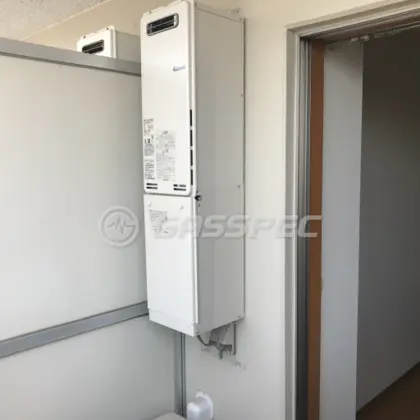 施工後の給湯器（リンナイ RUF-SA1615SAW）