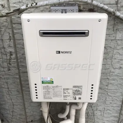 施工後の給湯器（ノーリツ GT-2460AWX-2 BL）