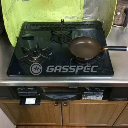 施工前のビルトインガスコンロ（C3WD8RJTR）