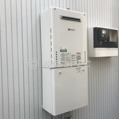 施工後の給湯器（ノーリツ GT-2460SAWX-2 BL）
