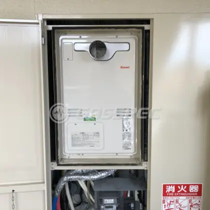 施工後の暖房熱源機（リンナイ RUFH-A2400SAT2-3）