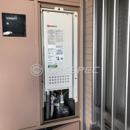 施工後の給湯器（ノーリツ GT-2053SAWX-H-4 BL）