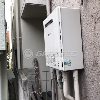 施工後の給湯器（ノーリツ GT-2060SAWX-2 BL）