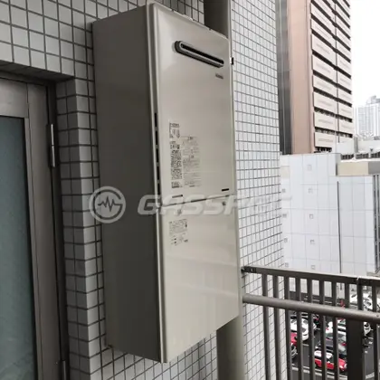 施工後の給湯器（リンナイ RUF-A2405SAW(B)）