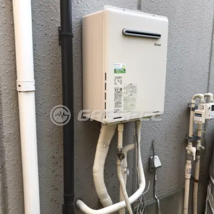 施工後の給湯器（リンナイ RUF-A2405AW(B)）