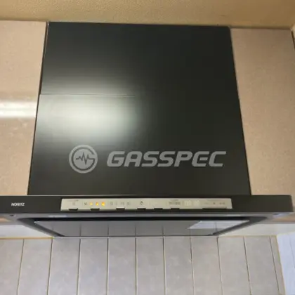 施工後のレンジフード（ノーリツ NFG6S21MBA）