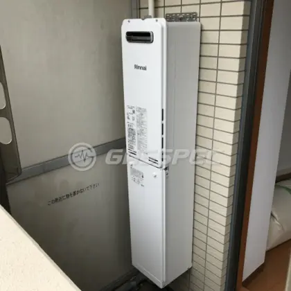 施工後の給湯器（リンナイ RUX-SA1616W-E）