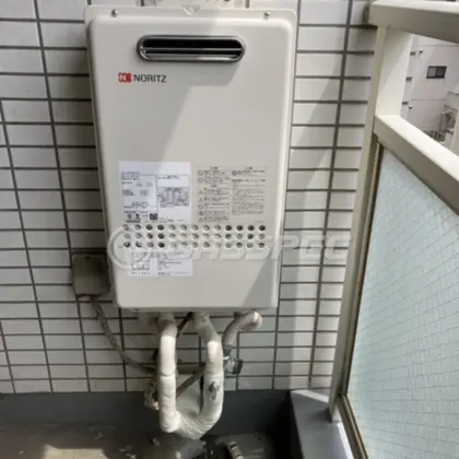 施工後の給湯器（ノーリツ GQ-1627AWX-DX BL）