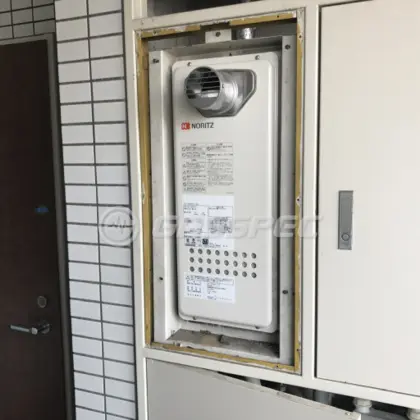 施工後の給湯器（ノーリツ GQ-1628AWX-T-DX BL）