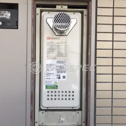 施工後の給湯器（ノーリツ GT-1653AWX-T-4 BL）