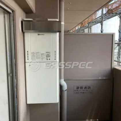 施工後の給湯器（ノーリツ GT-2460SAWX-2 BL）