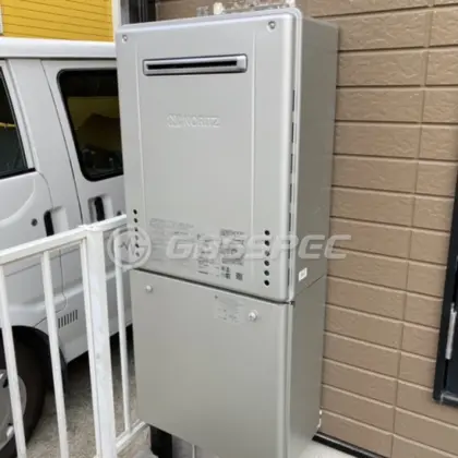 施工後の給湯器（ノーリツ GT-C2462SAWX-2 BL）