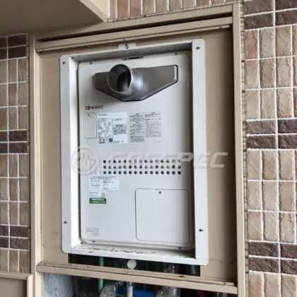 施工後の暖房熱源機（ノーリツ GTH-2444AWX3H-T-1 BL）