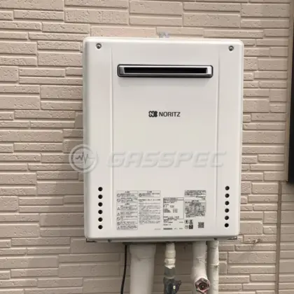 施工後の給湯器（ノーリツ GT-1660SAWX-2 BL）
