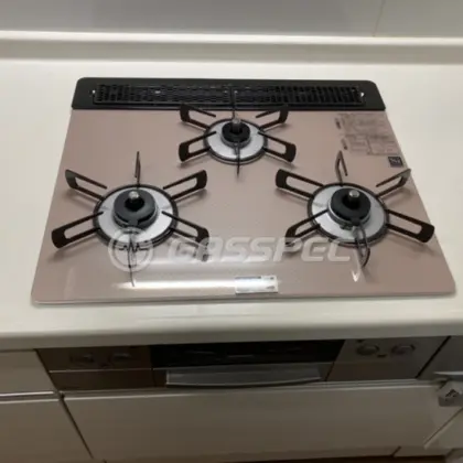 施工後のビルトインガスコンロ（リンナイ RHS31W23L8RSTW）