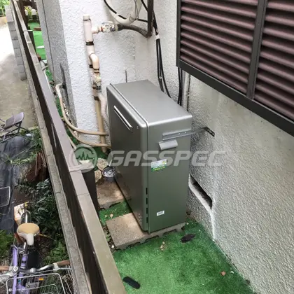 施工後の給湯器（ノーリツ GT-C2462SARX-2 BL）