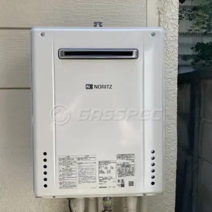 施工後の給湯器（ノーリツ GT-2060SAWX-2 BL）