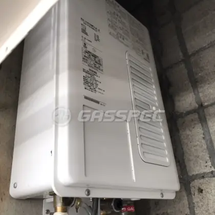 施工後の給湯器（リンナイ RUX-V1615SWFA(A)-E）