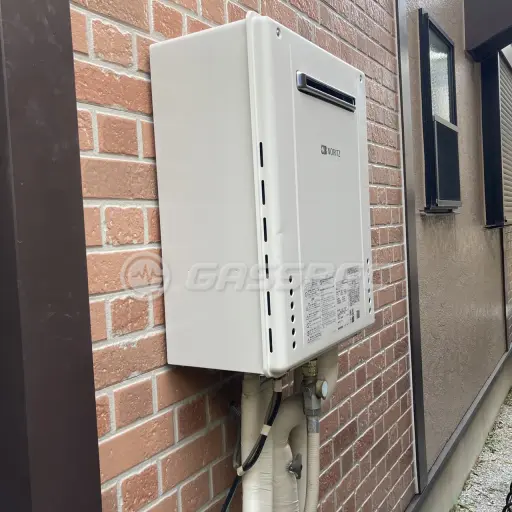 交換後の給湯器（ノーリツ GT-2460SAWX-2 BL）