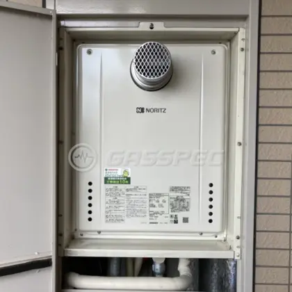 施工後の給湯器（ノーリツ GT-2460SAWX-T-2 BL）