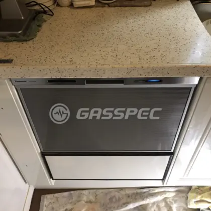 施工後のビルトイン食洗機（パナソニック NP-60MS8S）