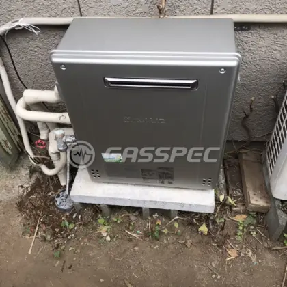 施工後の給湯器（ノーリツ GT-C2062SARX-2 BL）