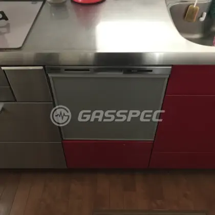 施工後のビルトイン食洗機（パナソニック NP-45MS9S）